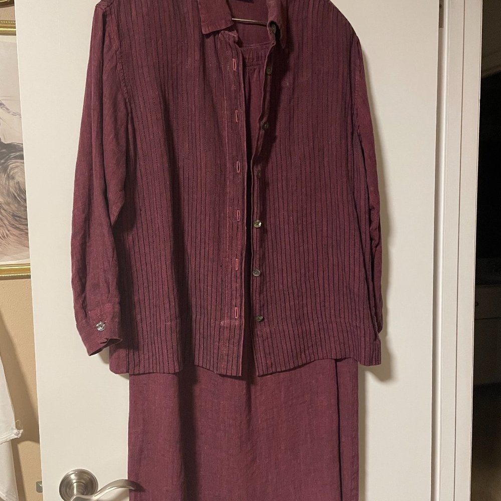 2 piece cotton suit